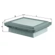 Filtre à air KNECHT LX 1061 - Visuel 1