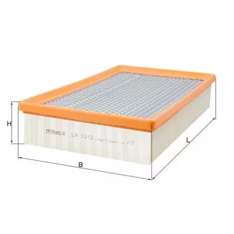 Filtre à air KNECHT LX 1212