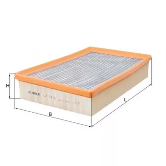 Filtre à air KNECHT LX 1216