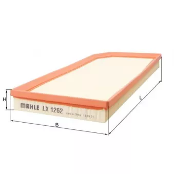 Filtre à air KNECHT LX 1262