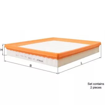 Filtre à air KNECHT LX 1264/S