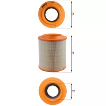 Filtre à air KNECHT LX 1275