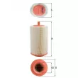 Filtre à air KNECHT LX 1277 - Visuel 1
