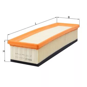 Filtre à air KNECHT LX 1287