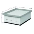 Filtre à air KNECHT LX 1568 - Visuel 1