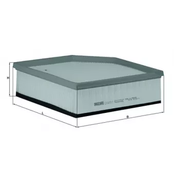 Filtre à air KNECHT LX 1607/1