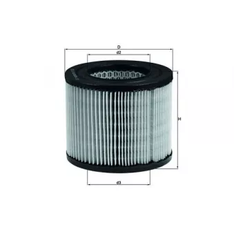 Filtre à air KNECHT LX 162