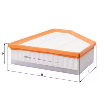 Filtre à air KNECHT LX 1640