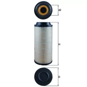 Filtre à air KNECHT LX 1687
