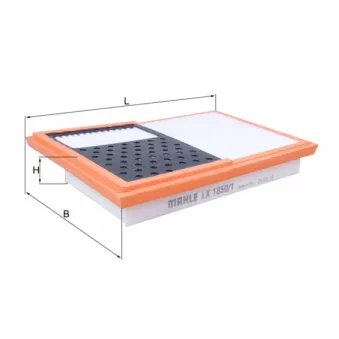 Filtre à air KNECHT LX 1850/1