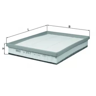 Filtre à air KNECHT LX 2076/3