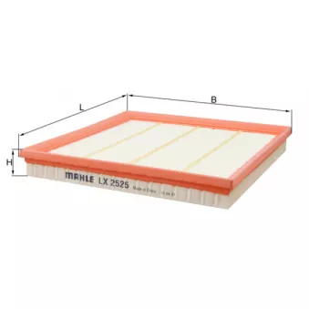 Filtre à air KNECHT LX 2525