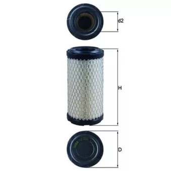 Filtre à air KNECHT LX 2908