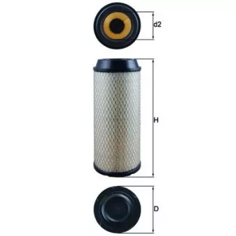 Filtre à air KNECHT LX 3008