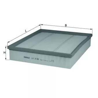 Filtre à air KNECHT LX 3138