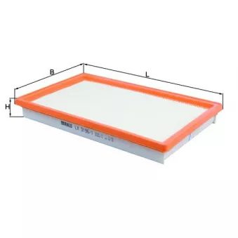 Filtre à air KNECHT LX 3196/1