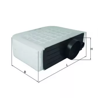 Filtre à air KNECHT LX 3233/6