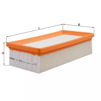 Filtre à air KNECHT LX 3456