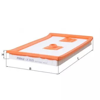 Filtre à air KNECHT LX 3525