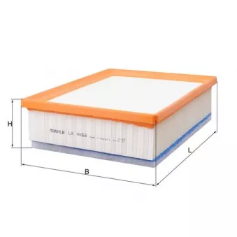 Filtre à air KNECHT LX 4068