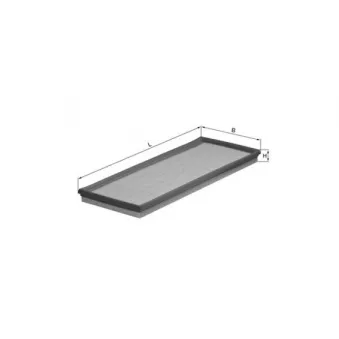Filtre à air KNECHT LX 407
