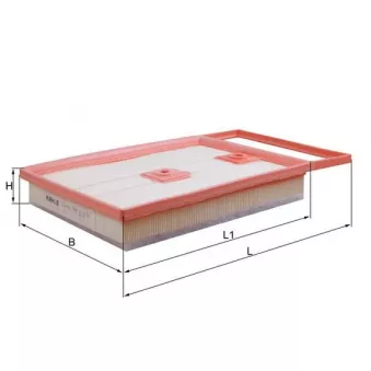 Filtre à air KNECHT LX 4136