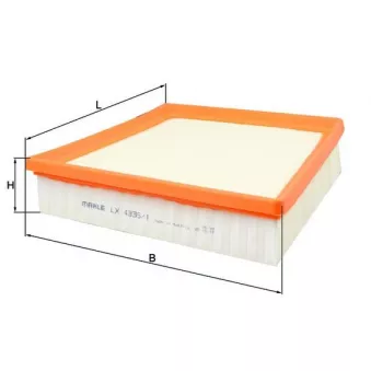 Filtre à air KNECHT LX 4335/1