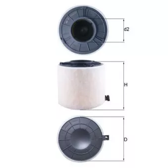 Filtre à air KNECHT LX 4407