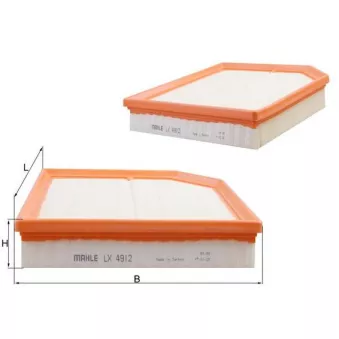 Filtre à air KNECHT LX 4912