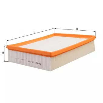 Filtre à air KNECHT LX 537