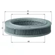 Filtre à air KNECHT LX 552 - Visuel 1