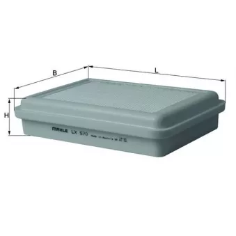 Filtre à air KNECHT LX 570