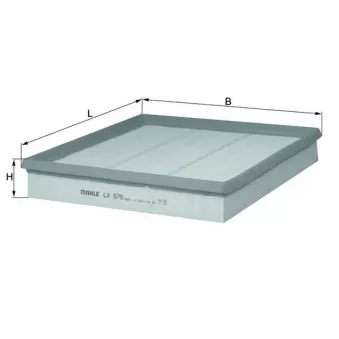 Filtre à air KNECHT LX 579