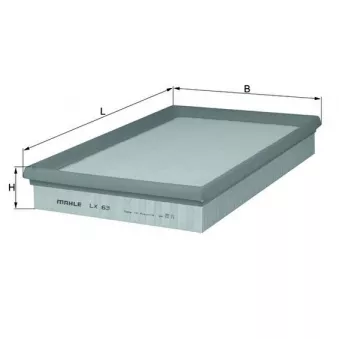 Filtre à air KNECHT LX 63