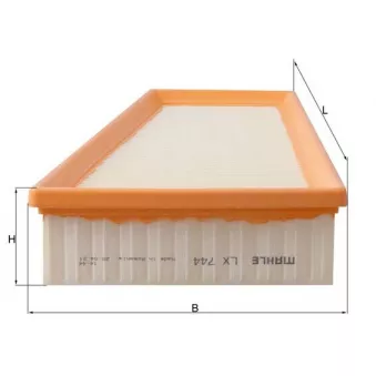 Filtre à air KNECHT LX 744