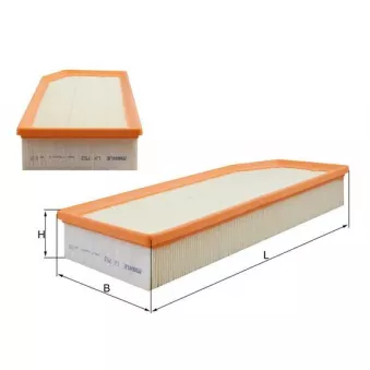 Filtre à air KNECHT LX 752