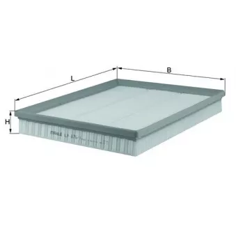 Filtre à air KNECHT LX 876/1