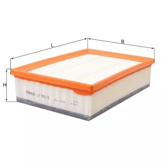 Filtre à air KNECHT LX 935/3