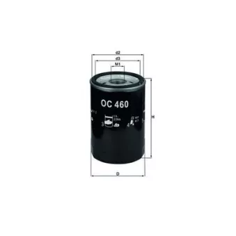 Filtre à huile KNECHT OC 460
