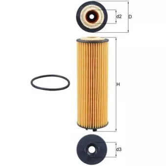 Filtre à huile KNECHT OX 1155D