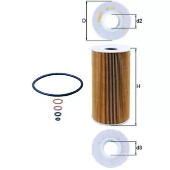 Filtre à huile KNECHT OX 126D