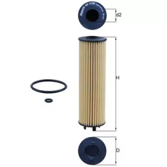 Filtre à huile KNECHT OX 1340D
