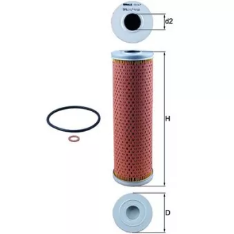 Filtre à huile KNECHT OX 147D