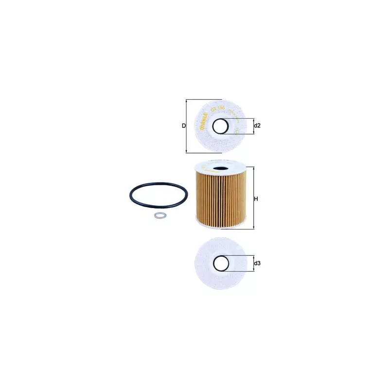 Filtre à huile KNECHT OX 156D