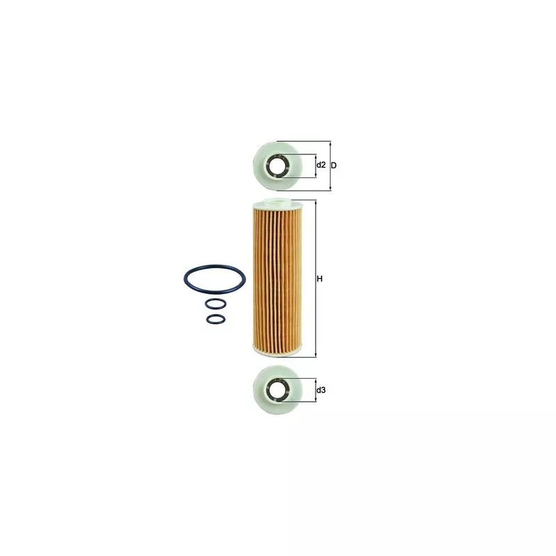 Filtre à huile KNECHT OX 183/5D