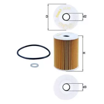 Filtre à huile KNECHT OX 355D