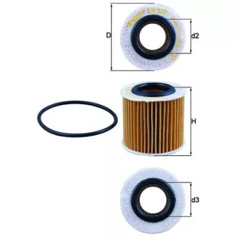 Filtre à huile KNECHT OX 360D
