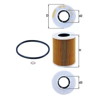 Filtre à huile KNECHT OX 369D