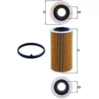Filtre à huile KNECHT OX 379D