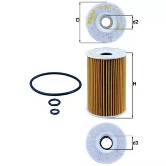 Filtre à huile KNECHT OX 388D
